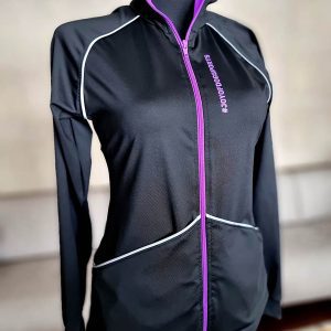SportTrainer jacket black-lilac frontside