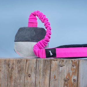 TeenyTiny ball with bungee rope pink-black