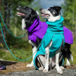 Rain jacket for dogs SportWarmer Aqua and Lilac