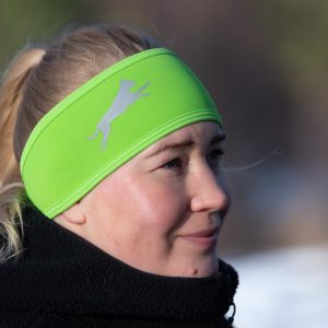 Green SportBand headband from Joy of Dog Sports